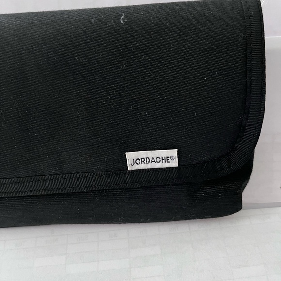 New 4in1 Jordache Wallet/Card holder/Snap Coin purse& Keys ensemble Black Velcro - Picture 4 of 9